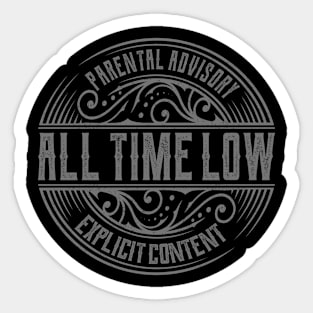 All Time Low Vintage Ornament Sticker